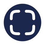 Full Screen Circle SVG Icon